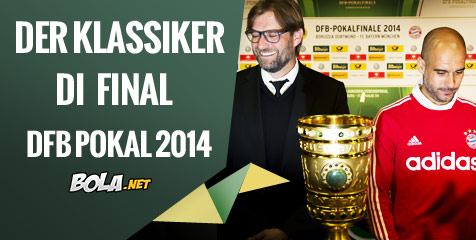 Mandzukic - Schweinsteiger Absen di Final DFB Pokal 2014