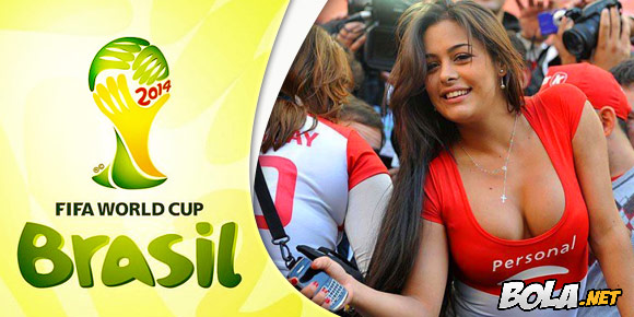 Larissa Riquelme Permak Bodi Demi Piala Dunia