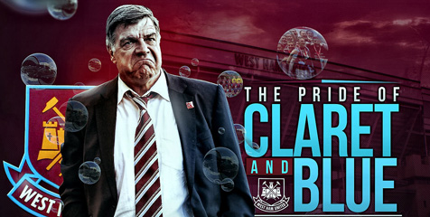 West Ham Pertahanakan Big Sam Dengan Target 10 Besar