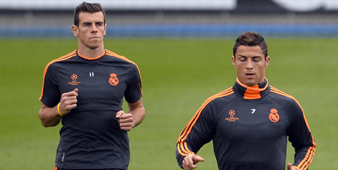 Bale dan Ronaldo Latihan Terpisah 