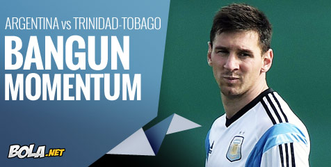 Preview: Argentina vs Trinidad, Bangun Momentum