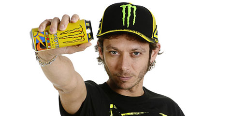 Monster Produksi Minuman Berenergi Edisi Valentino Rossi