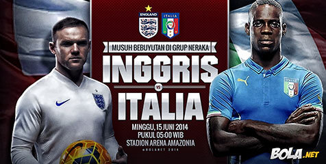 Preview: Inggris vs Italia, Laga Panas!