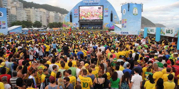 Galeri Fan Fest: Brasil vs Kroasia