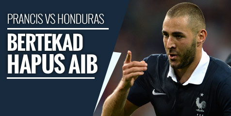 Preview: Prancis vs Honduras, Bertekad Hapus Aib