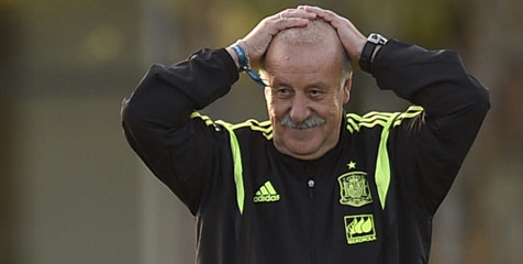 Del Bosque Akui Gol Kedua Belanda 'Bunuh' Spanyol