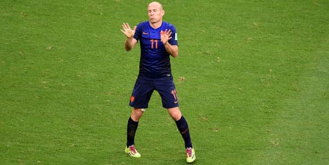 Robben Jadi Pemain Tercepat Piala Dunia