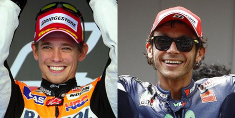 Casey Stoner Bela Pebalap 'Didikan' Valentino Rossi