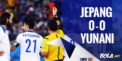 Review: Jepang Gagal Taklukkan 10 Pemain Yunani