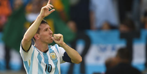 Messi Bahagia Bawa Lolos Argentina