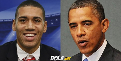 Konyol, Wajah Smalling Tertukar Dengan Obama di Suvenir Piala Dunia