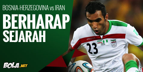 Preview: Bosnia vs Iran, Berharap Kepada Sejarah