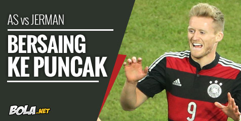 Preview: AS vs Jerman, Bersaing Menuju Puncak