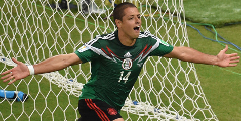 Chicharito Lega Bisa Cetak Gol di Brasil Chicharito Lega Bisa Cetak Gol di Brasil