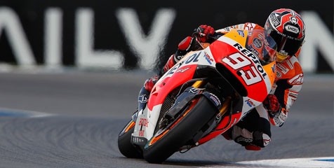 Bidik Finis Kedua, Marc Marquez Kaget Bisa Menang