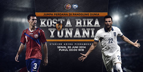 Line-up: Kosta Rika vs Yunani