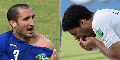 Chiellini Mengaku Telah Maafkan Luis Suarez