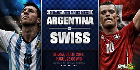 Line-up: Argentina vs Swiss