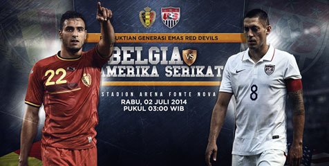 Line-up: Belgia vs Amerika Serikat