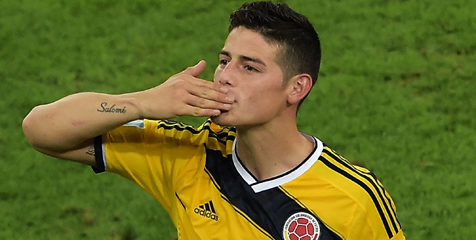 Agen Akui Barca dan Madrid Incar James Rodriguez