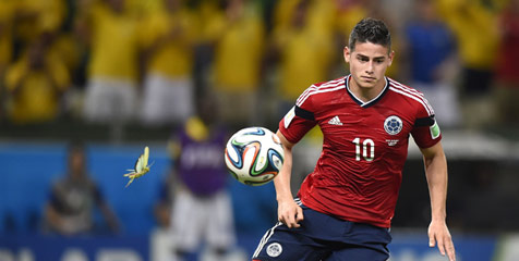 Statistik James Rodriguez di Piala Dunia 2014