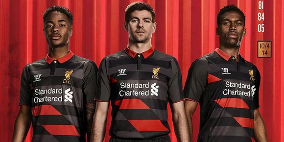 Detail Jersey Ketiga Liverpool 2014-15