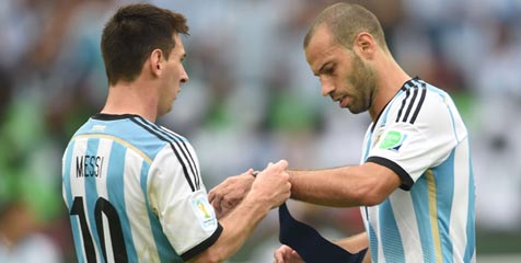 Mascherano: Argentina Tak Bisa Hanya Andalkan Messi