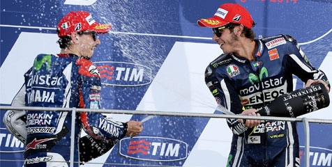 Rossi Sebut Lorenzo Sebagai Motivasi Terbesarnya