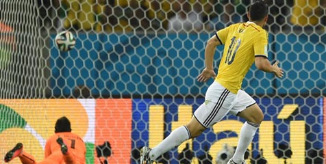 Gol James Rodriguez Terbaik di Piala Dunia 2014