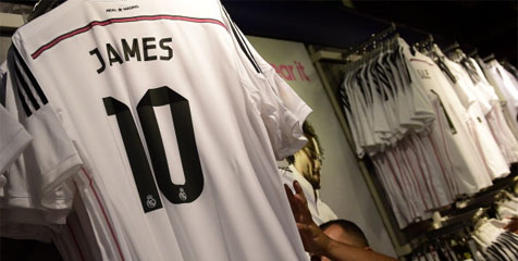 900 Jersey James Terjual Dalam Tempo Satu Jam 