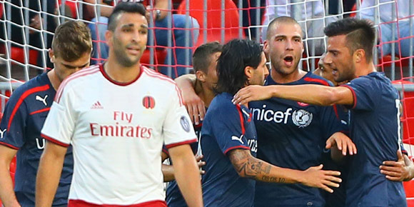 Highlights ICC: Olympiakos 3-0 AC Milan