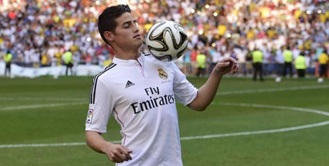 Ancelotti: James Penting untuk Pertahankan Sejarah Madrid 