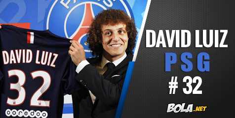 Inilah Nomor Punggung David Luiz di PSG