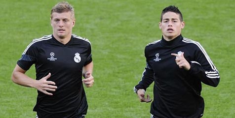 Ancelotti Pastikan Kroos dan James Akan Tampil Kontra Sevilla Ancelotti Pastikan Kroos dan James Akan Tampil Kontra Sevilla
