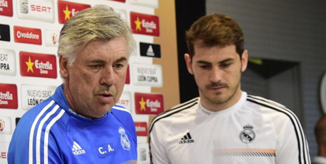 Ancelotti Percaya 100 Persen pada Casillas 