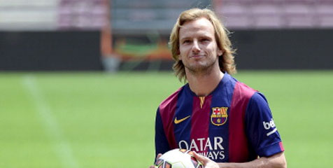 Rakitic Optimis Barca Raih Treble Winners