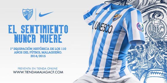 Detail Jersey Away dan Ketiga Malaga 2014-15