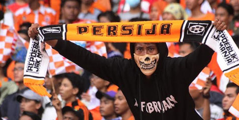 The Jakmania Tetap Dukung Persija di Padang