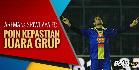 Preview ISL: Arema Cronus vs Sriwijaya FC, Poin Kepastian Juara Grup