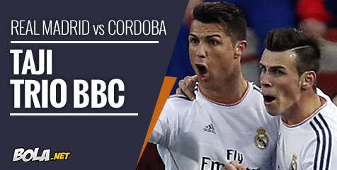 Preview: Real Madrid vs Cordoba, Andalkan Taji BBC