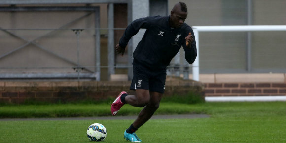 Galeri: Latihan Perdana Balotelli di Liverpool