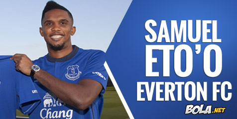 Everton Resmi Diperkuat Samuel Eto'o