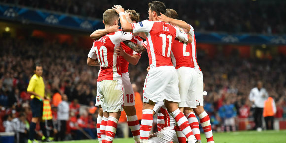 Highlights Playoff Liga Champions: Arsenal 1-0 Besiktas