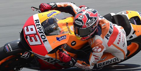 Marquez Tercepat di Latihan Pembuka MotoGP Inggris