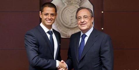 Chicharito Dapatkan Jersey Nomor 14 Madrid