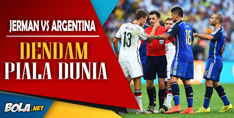 Preview: Jerman vs Argentina, Dendam Piala Dunia