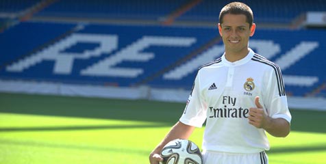 Ramos Antusias Sambut Chicharito di Madrid