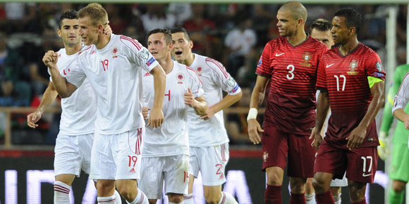 Highlights Kualifikasi Euro: Portugal 0-1 Albania