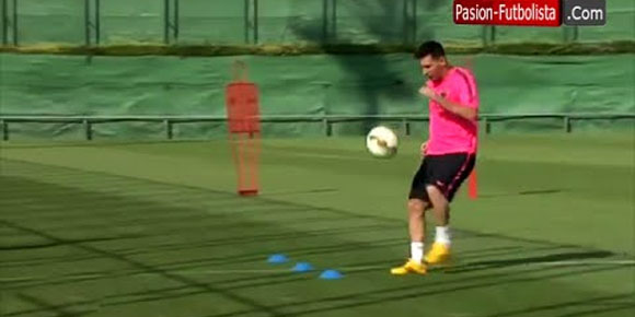 Video: Aksi Messi, Alves, dan Mascherano Bermain Footbasket 