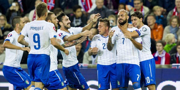 Highlights Kualifikasi Euro: Norwegia 0-2 Italia